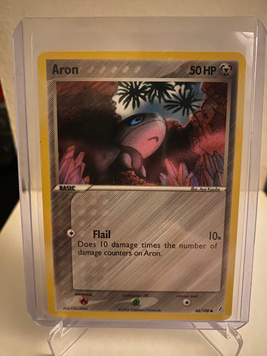 Pokemon EX Crystal Guardians Aron (44/100)