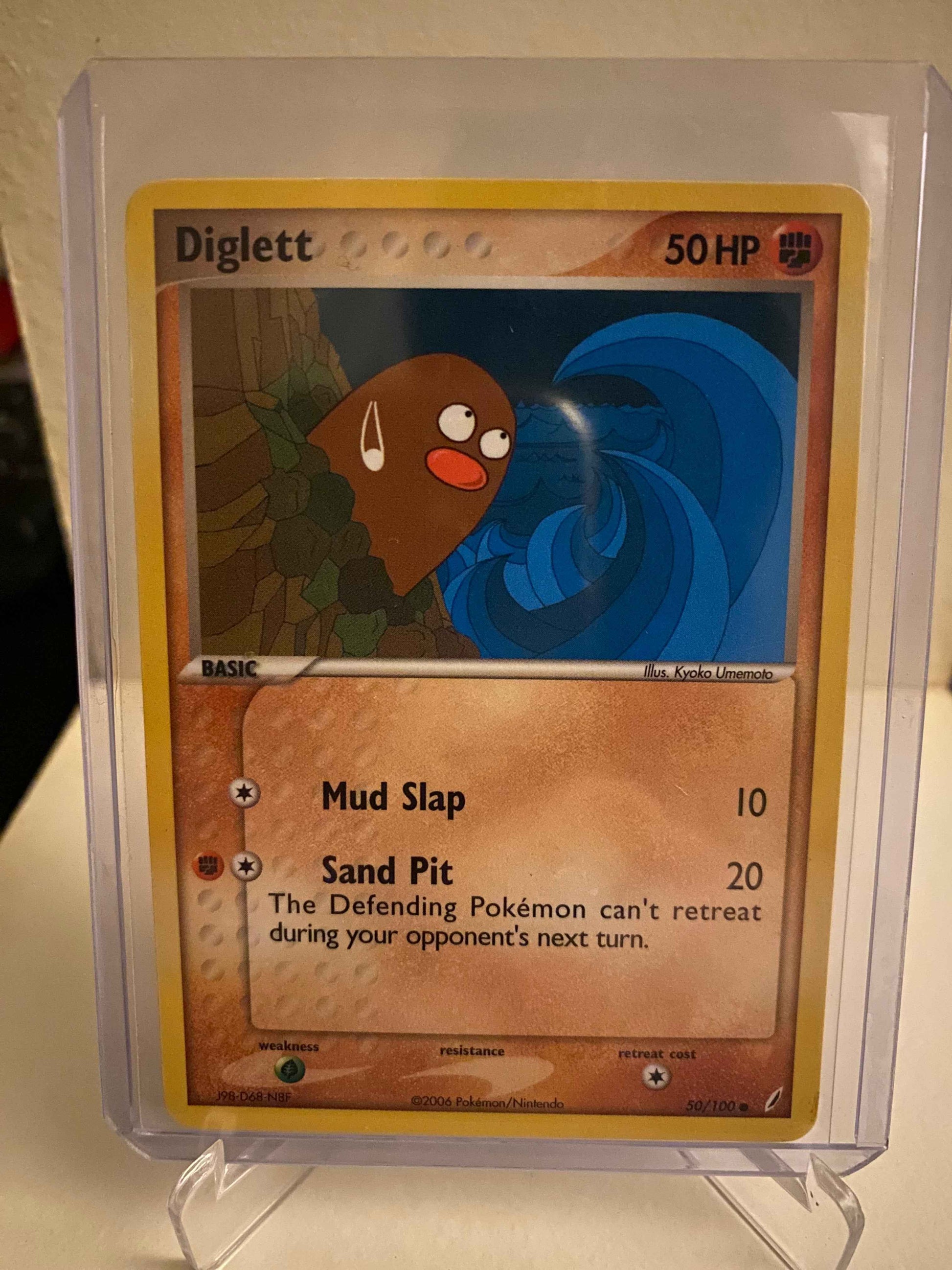 Pokemon EX Crystal Guardians - Diglett (50/100)