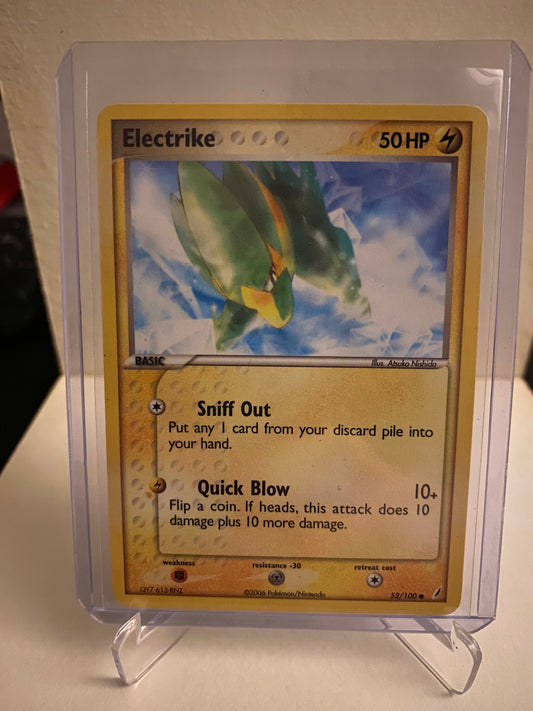 Pokemon EX Crystal Guardians Electrike (52/100)