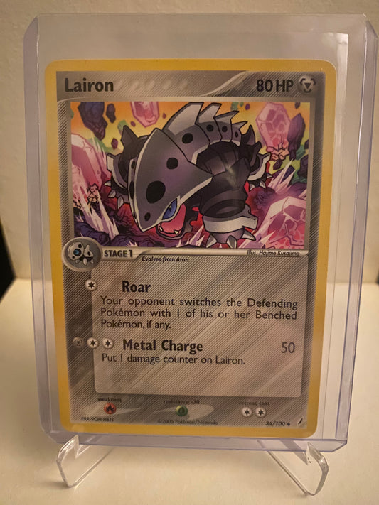 Pokemon EX Crystal Guardians Lairon (36/100)