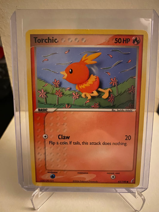 Pokemon EX Crystal Guardians Torchic (65/100)