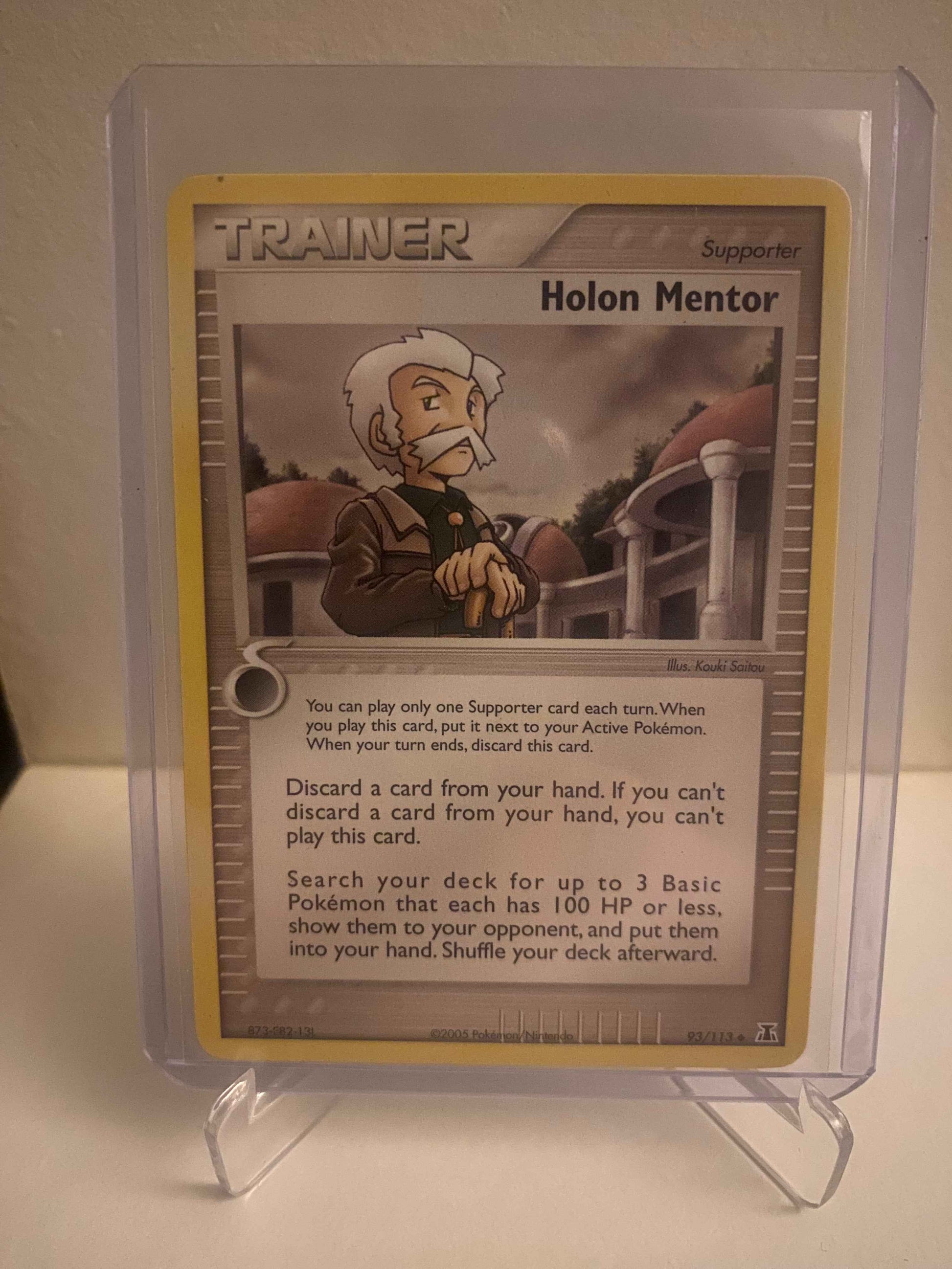 Pokemon kort EX Delta Species - Holon Mentor (93/113) - Pokedexet