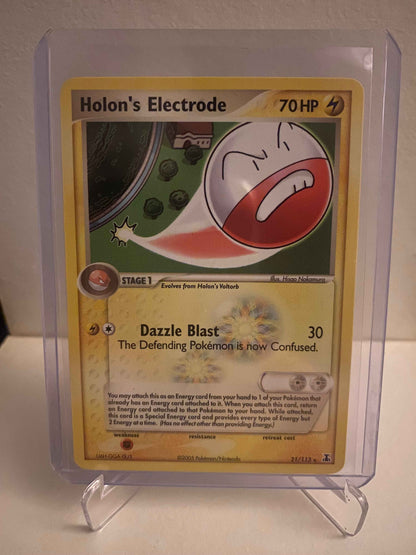 Pokemon kort EX Delta Species - Holon´s Electrode (21/113) - Pokedexet