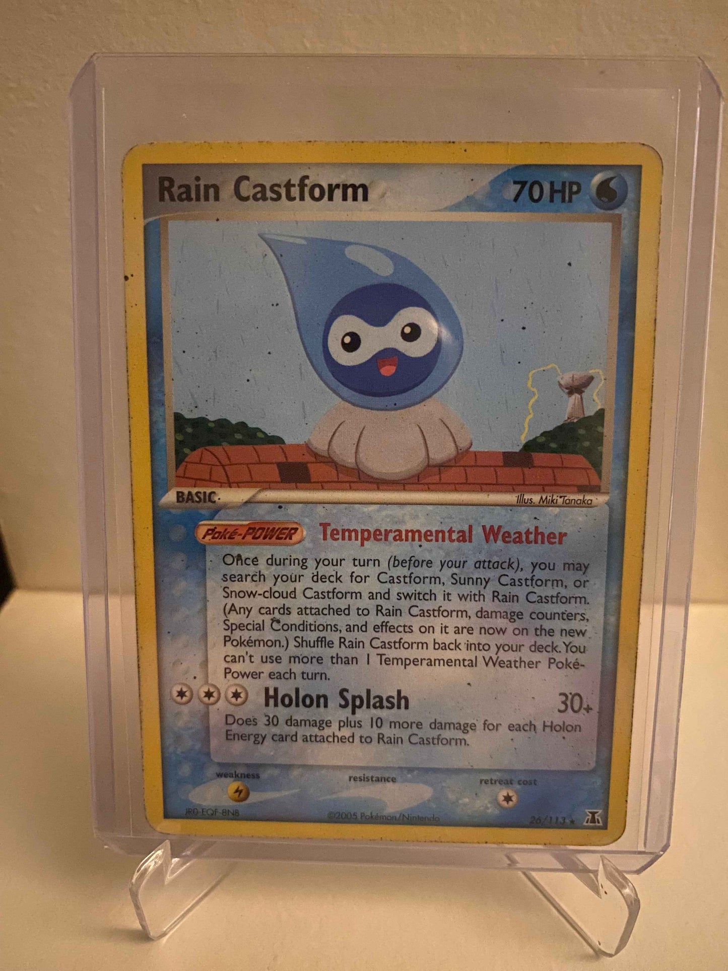 Pokemon kort EX Delta Species - Rain Castform (26/113) - Pokedexet