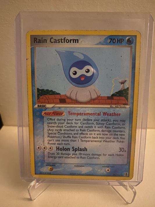Pokemon EX Delta Species Rain Castform (26/113)