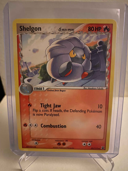 Pokemon kort EX Delta Species - Shelgon Delta Species (54/113) - Pokedexet