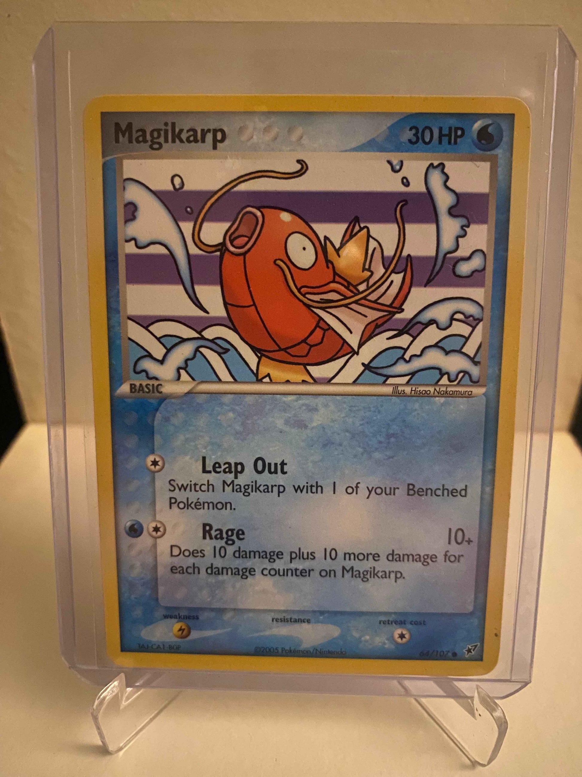 Pokemon kort EX Deoxys - Magikarp (64/107) - Pokedexet