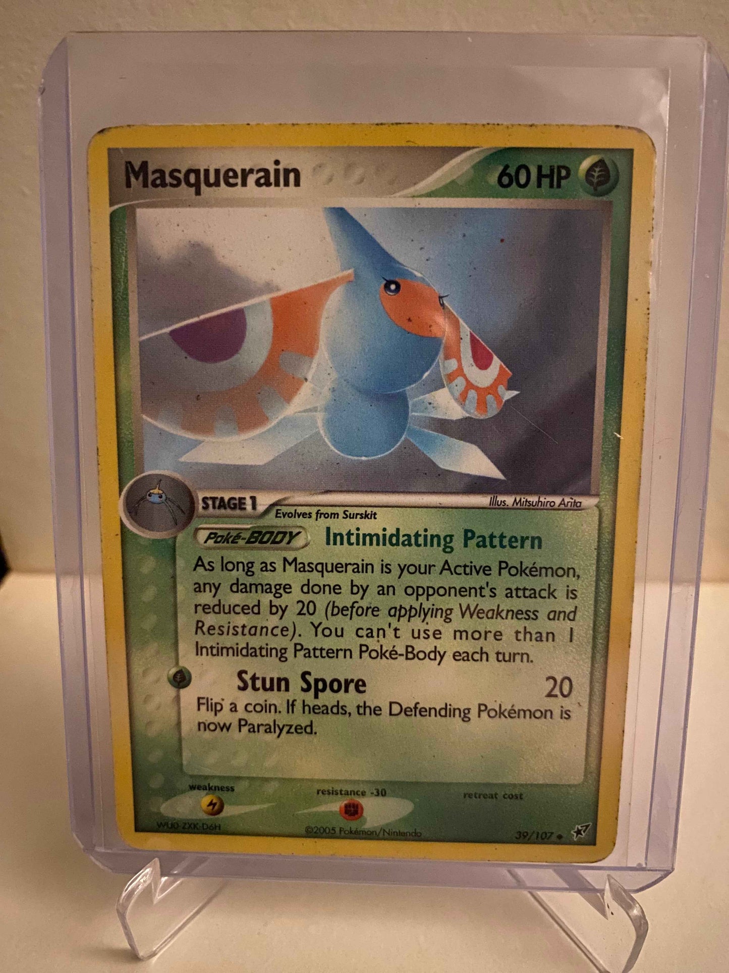 Pokemon kort EX Deoxys - Masquerain (39/107) - Pokedexet