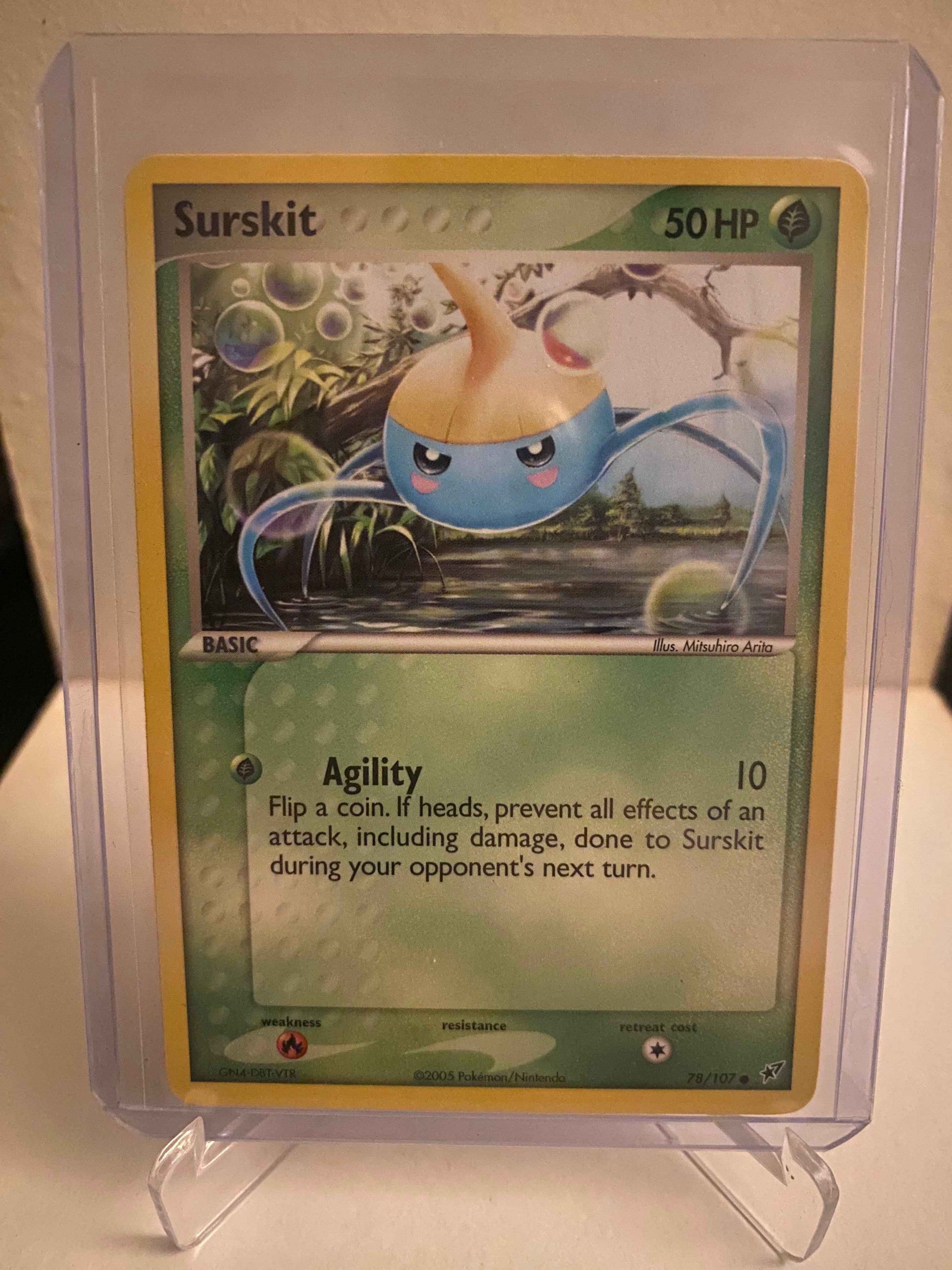 Pokemon kort EX Deoxys - Surskit (78/107) - Pokedexet