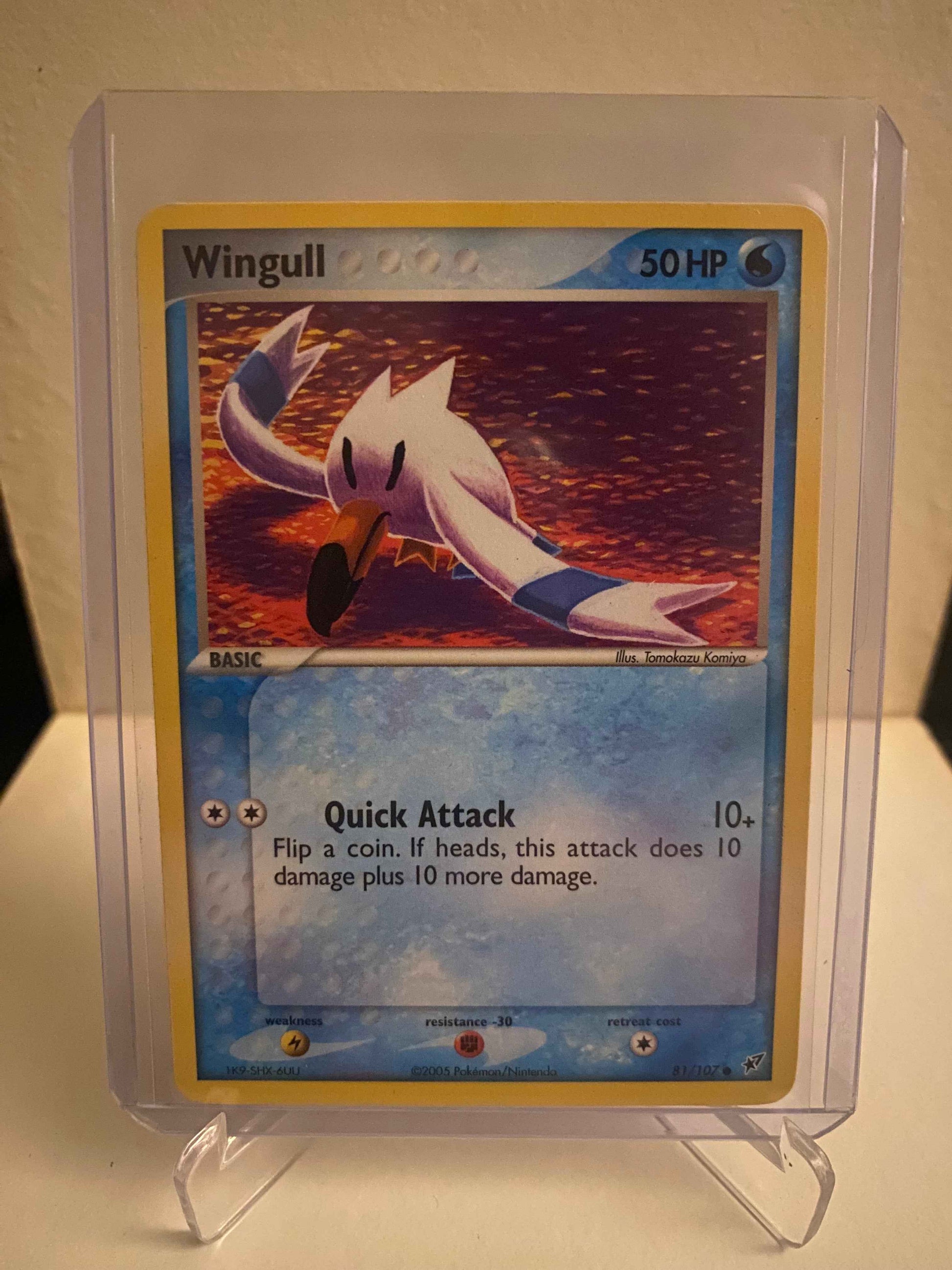 Pokemon kort EX Deoxys - Wingull (81/107) - Pokedexet