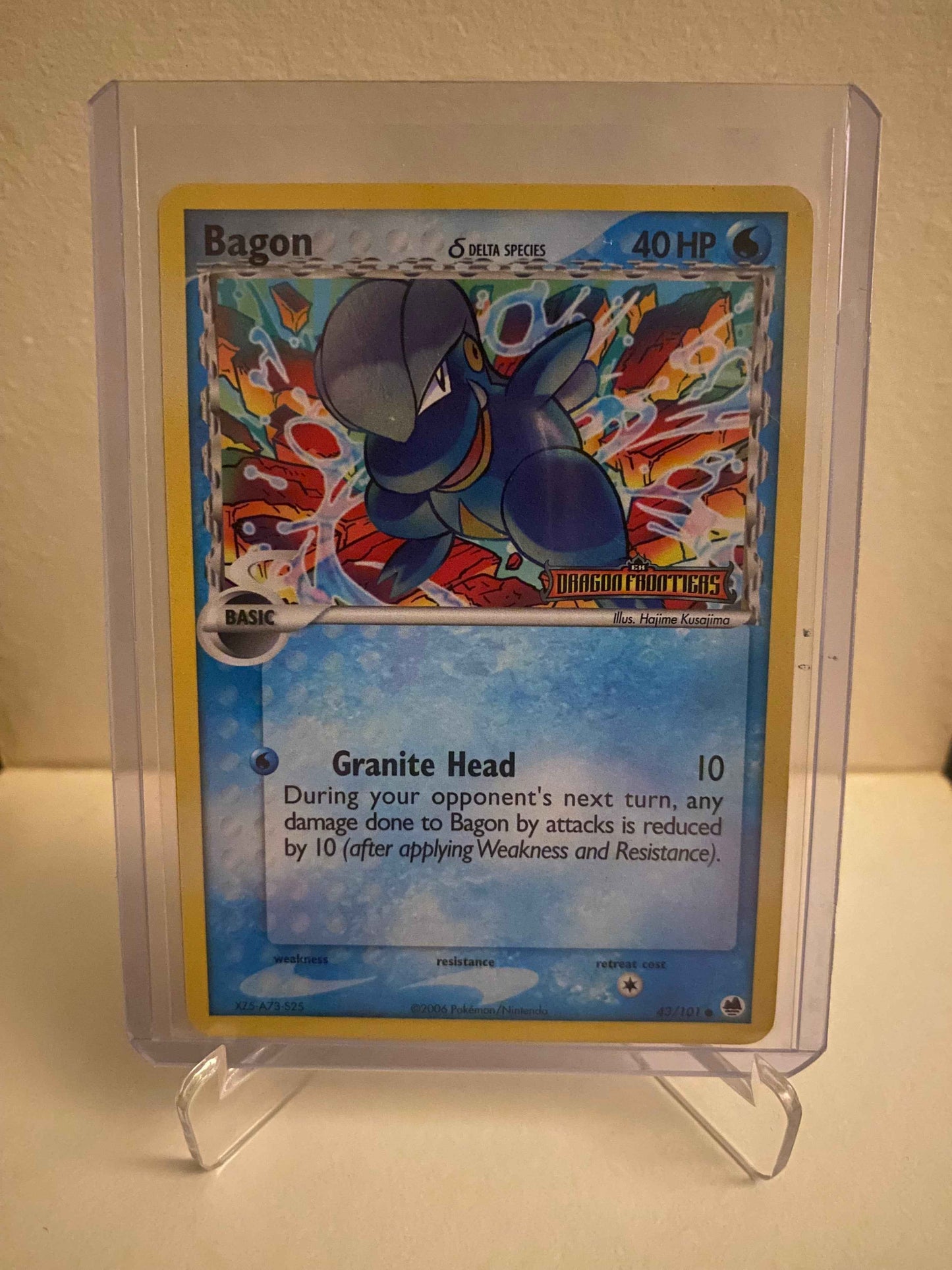 Pokemon kort EX Dragon Frontiers - Bagon Delta Species Holofoil (43/101) - Pokedexet