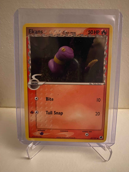 Pokemon kort EX Dragon Frontiers - Ekans Delta Species (47/101) - Pokedexet