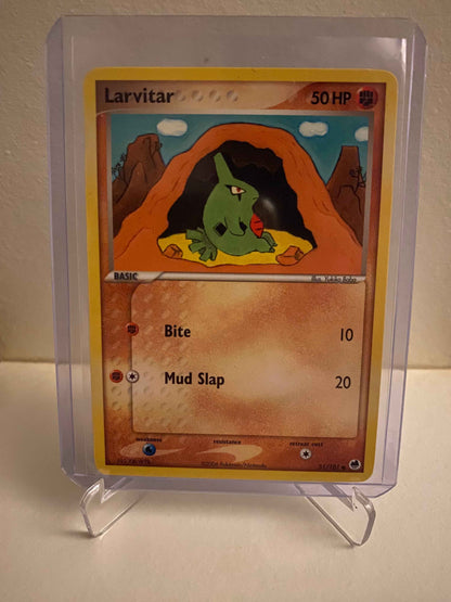 Pokemon kort EX Dragon Frontiers - Larvitar (51/101) - Pokedexet