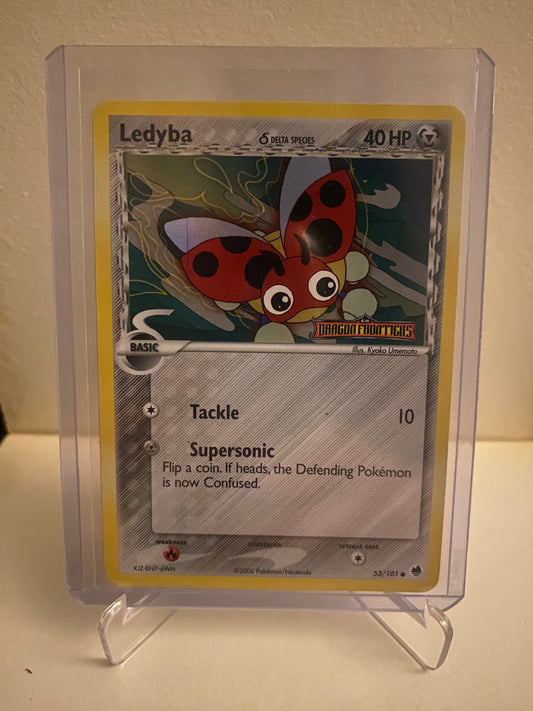 Pokemon EX Dragon Frontiers Ledyba Delta Species Holofoil (53/101)