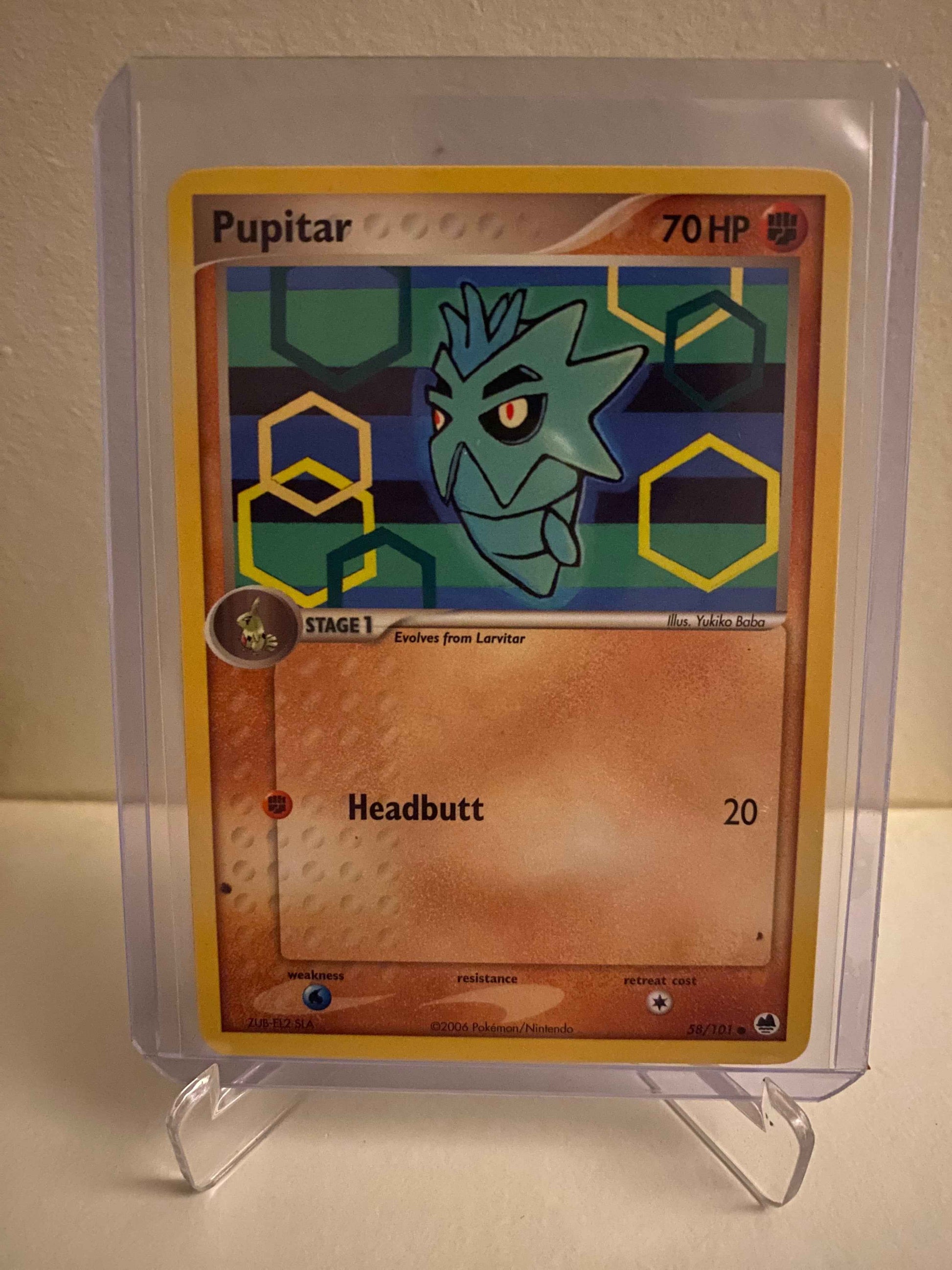Pokemon kort EX Dragon Frontiers - Pupitar (58/101) - Pokedexet