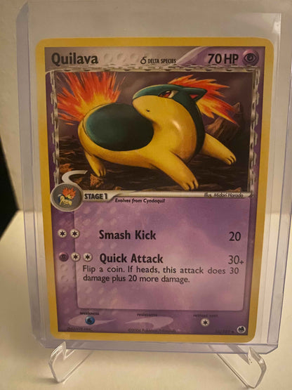 Pokemon kort EX Dragon Frontiers - Quilava Delta Species (36/101) - Pokedexet