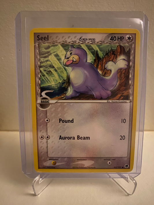 Pokemon EX Dragon Frontiers Seel Delta Species (62/101)
