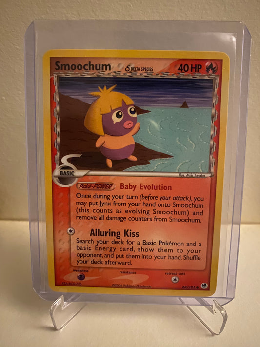 Pokemon EX Dragon Frontiers Smoochum Delta Species (64/101)