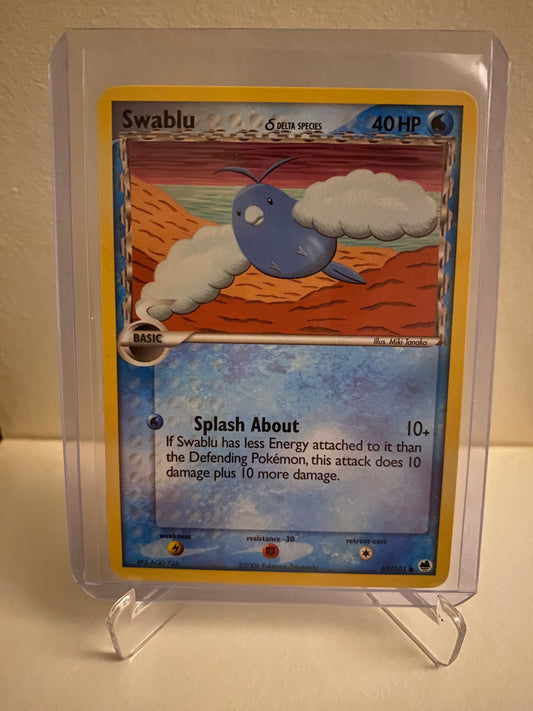 Pokemon EX Dragon Frontiers Swablu Delta Species (65/101)