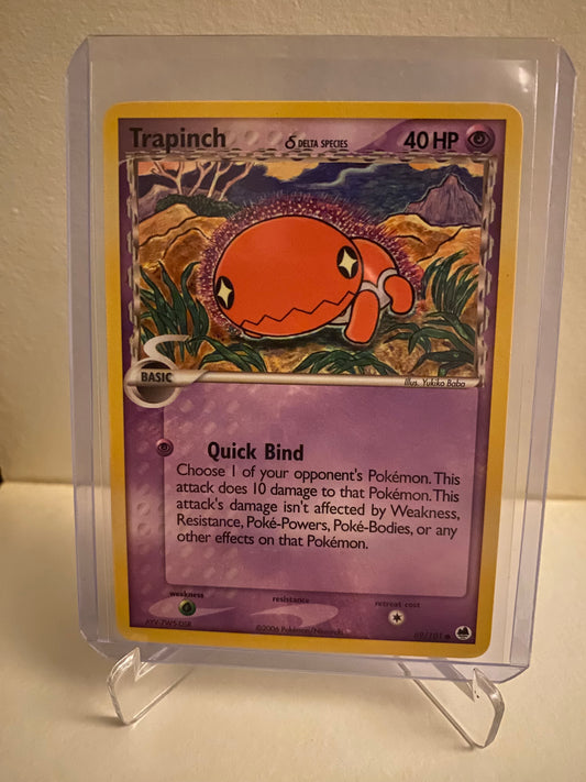 Pokemon EX Dragon Frontiers Trapinch Delta Species (69/101)