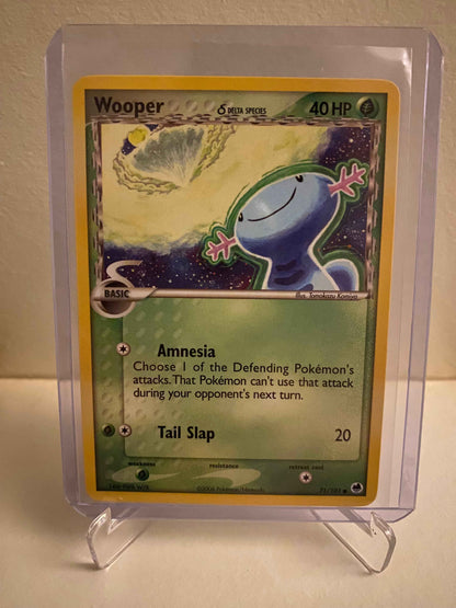 Pokemon kort EX Dragon Frontiers - Wooper Delta Species (71/101) - Pokedexet