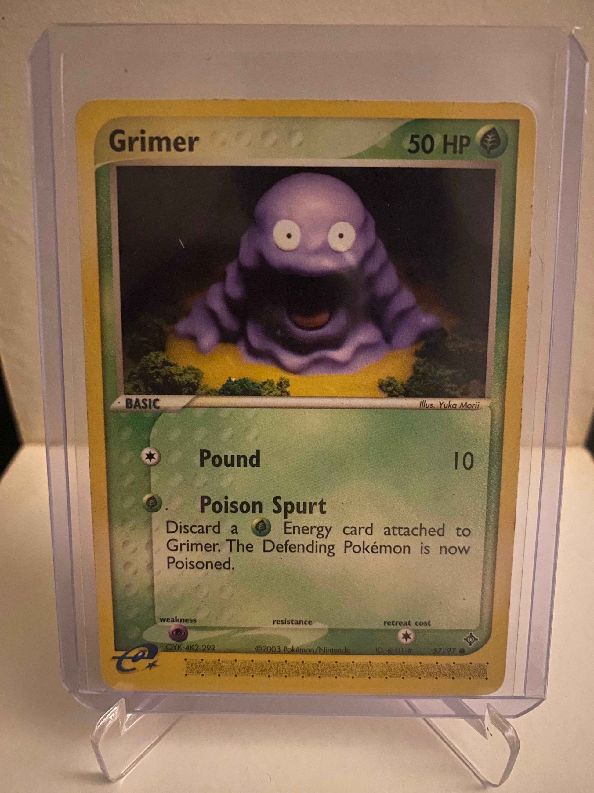 Pokemon kort EX Dragon - Grimer (57/97) - Pokedexet