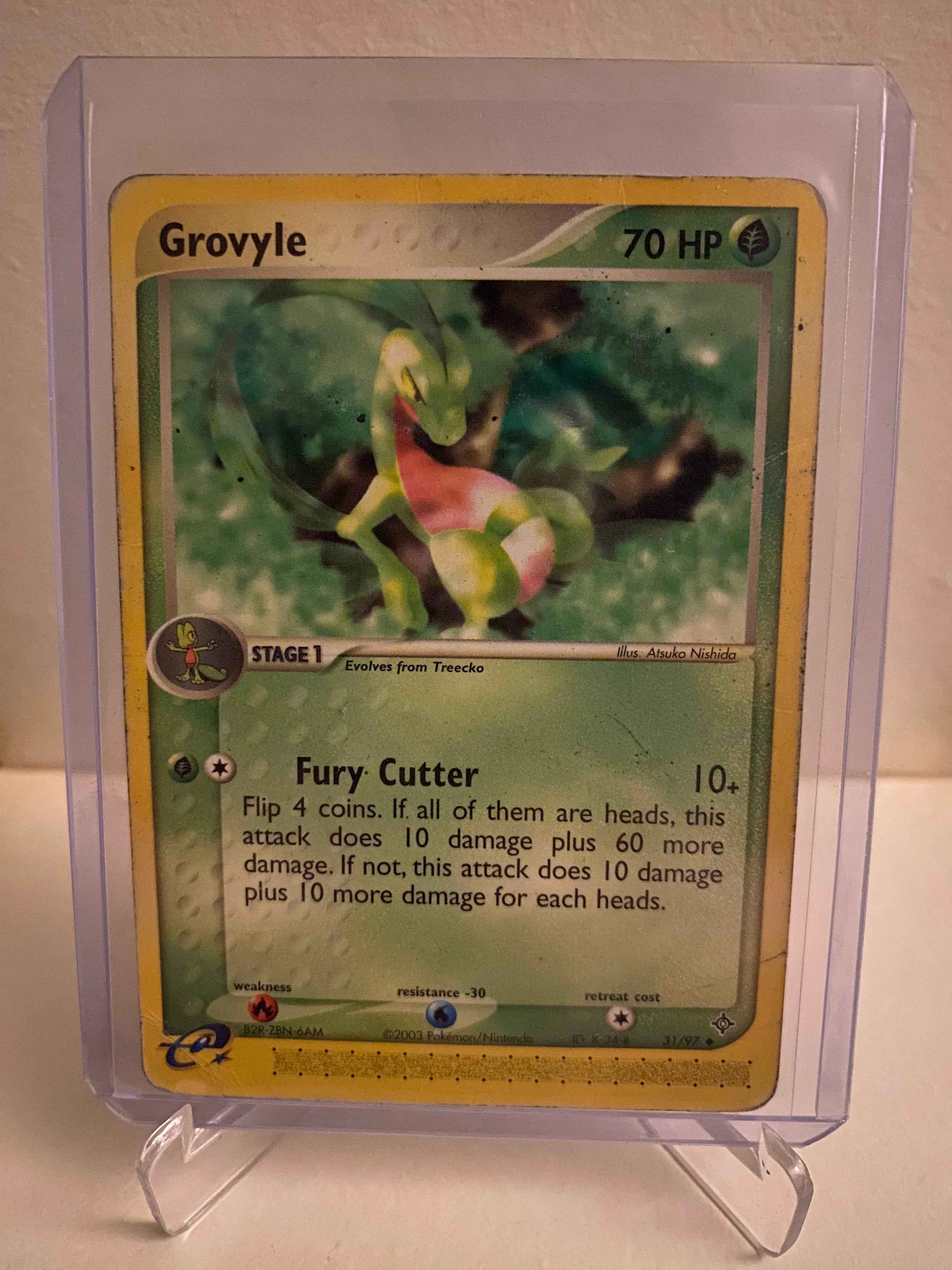 Pokemon kort EX Dragon - Grovyle (31/97) - Pokedexet