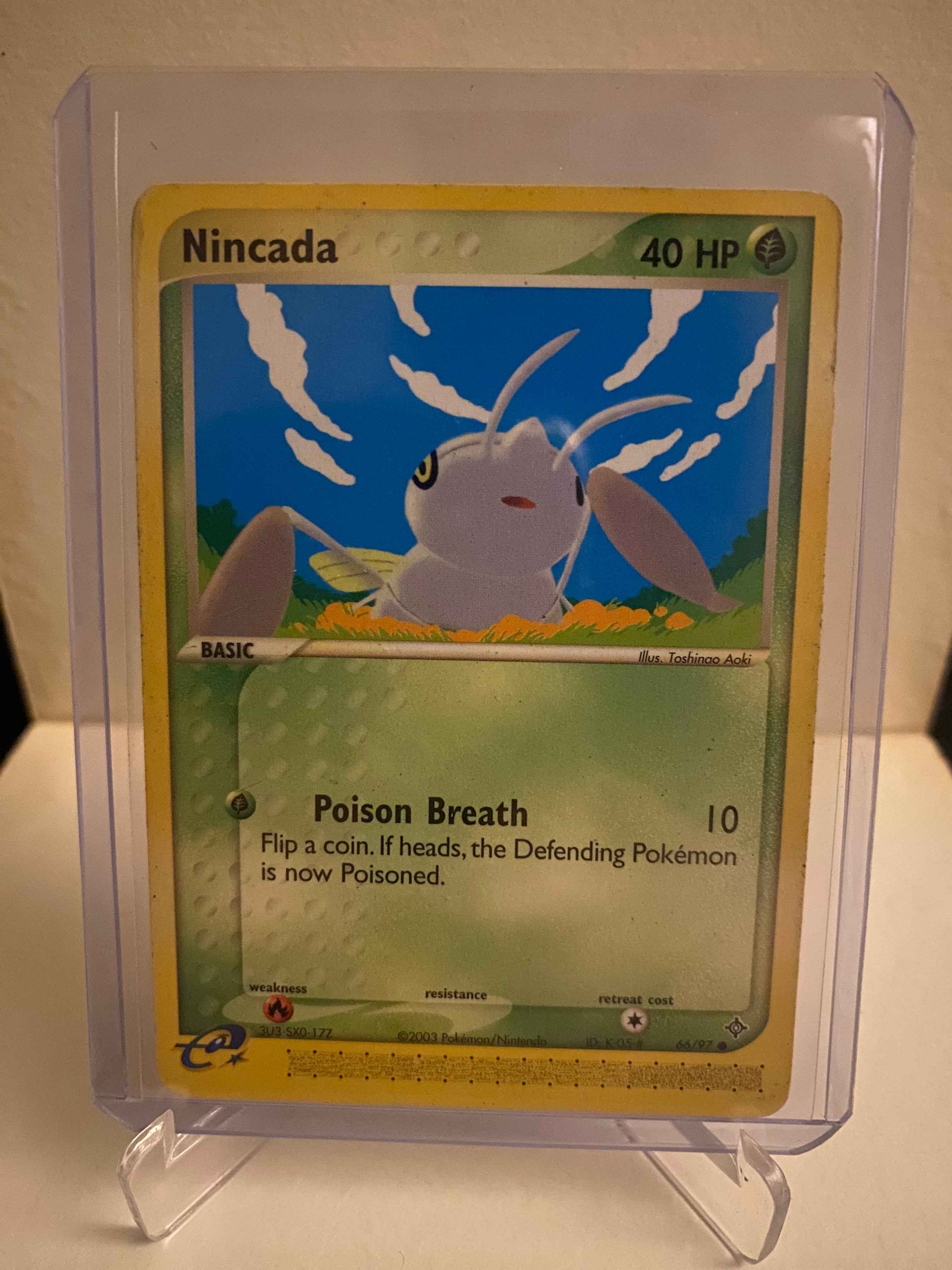 Pokemon kort EX Dragon - Nincada (66/97) - Pokedexet