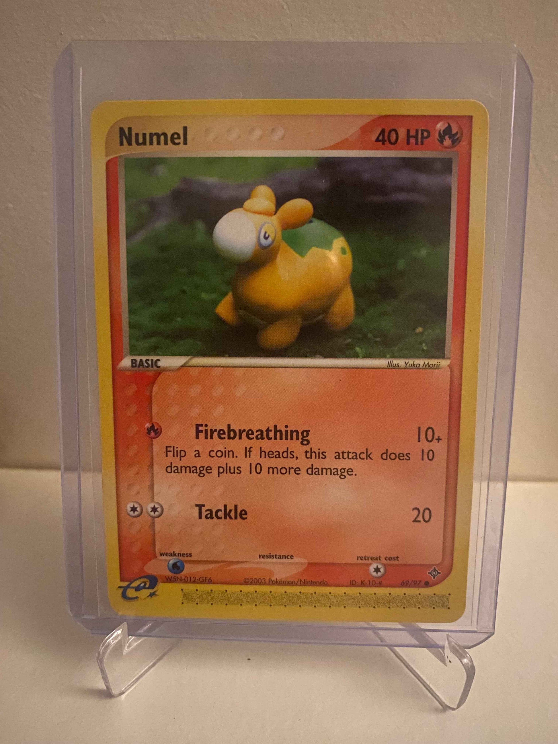 Pokemon kort EX Dragon - Numel (69/97) - Pokedexet