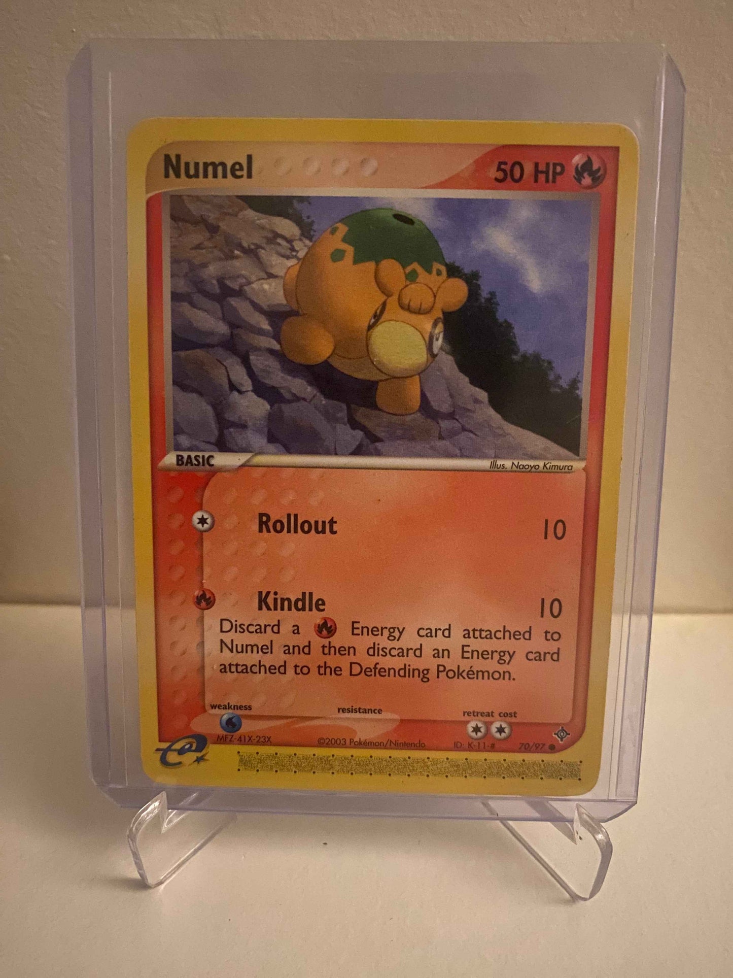 Pokemon kort EX Dragon - Numel (70/97) - Pokedexet