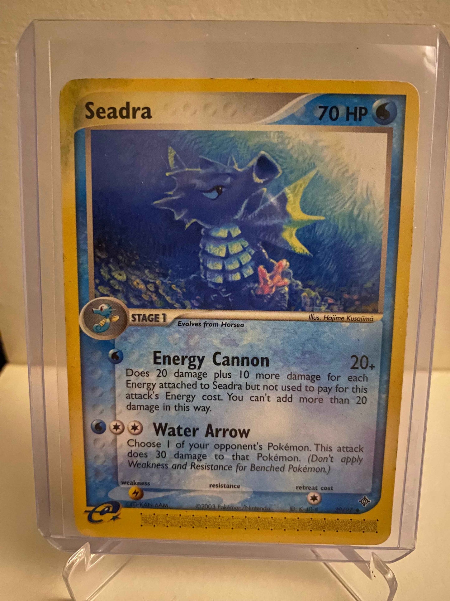 Pokemon kort EX Dragon - Seadra (39/97) - Pokedexet