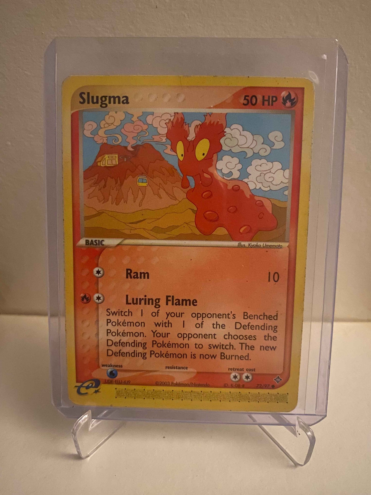 Pokemon kort EX Dragon - Slugma (72/97) - Pokedexet