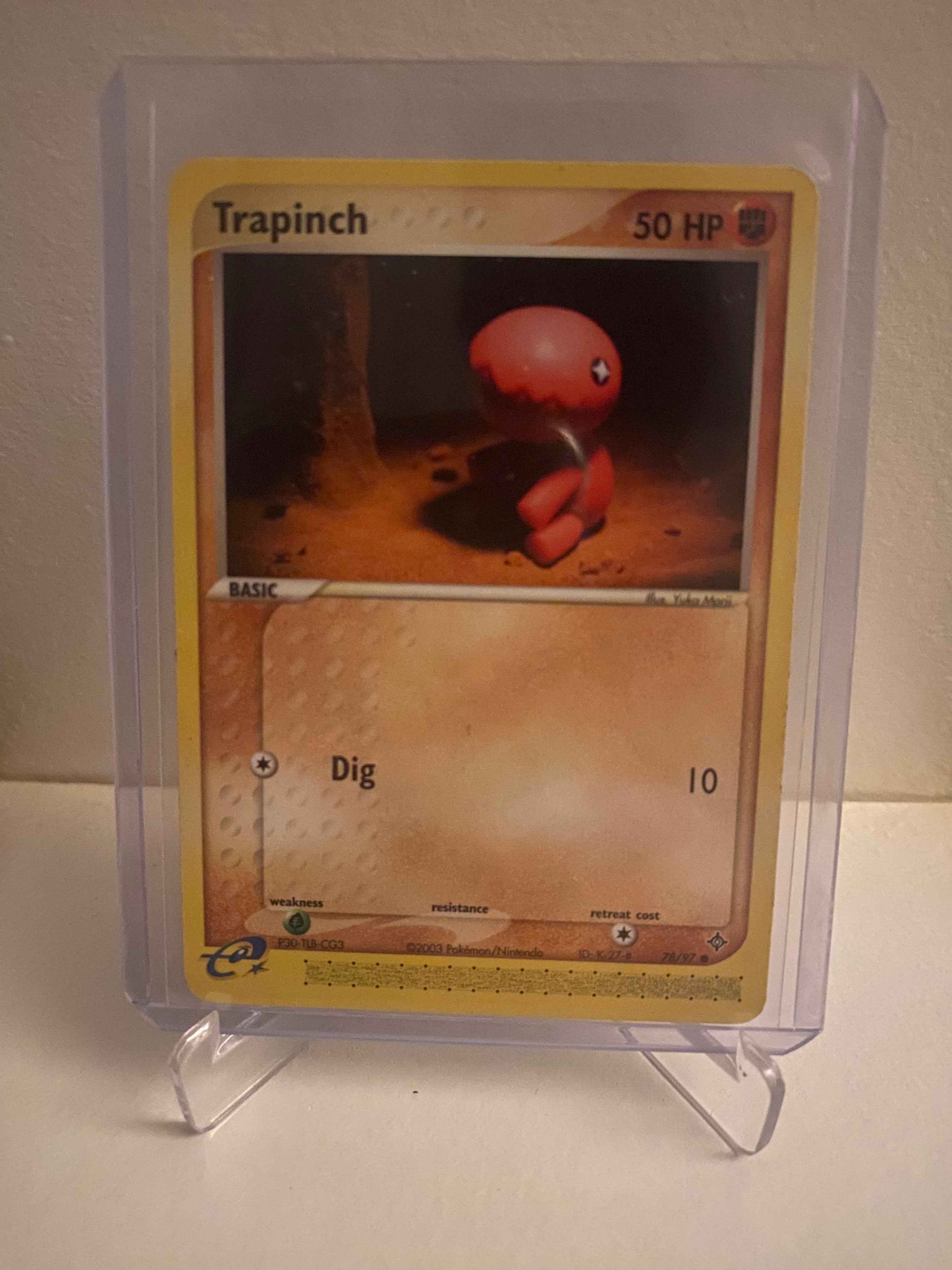 Pokemon kort EX Dragon - Trapinch (78/97) - Pokedexet