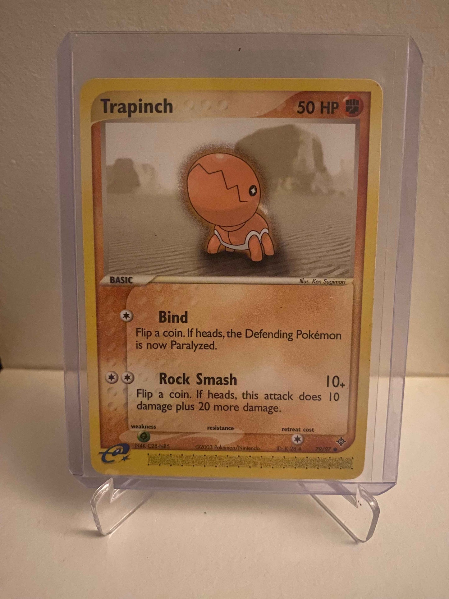Pokemon kort EX Dragon - Trapinch (79/97) - Pokedexet