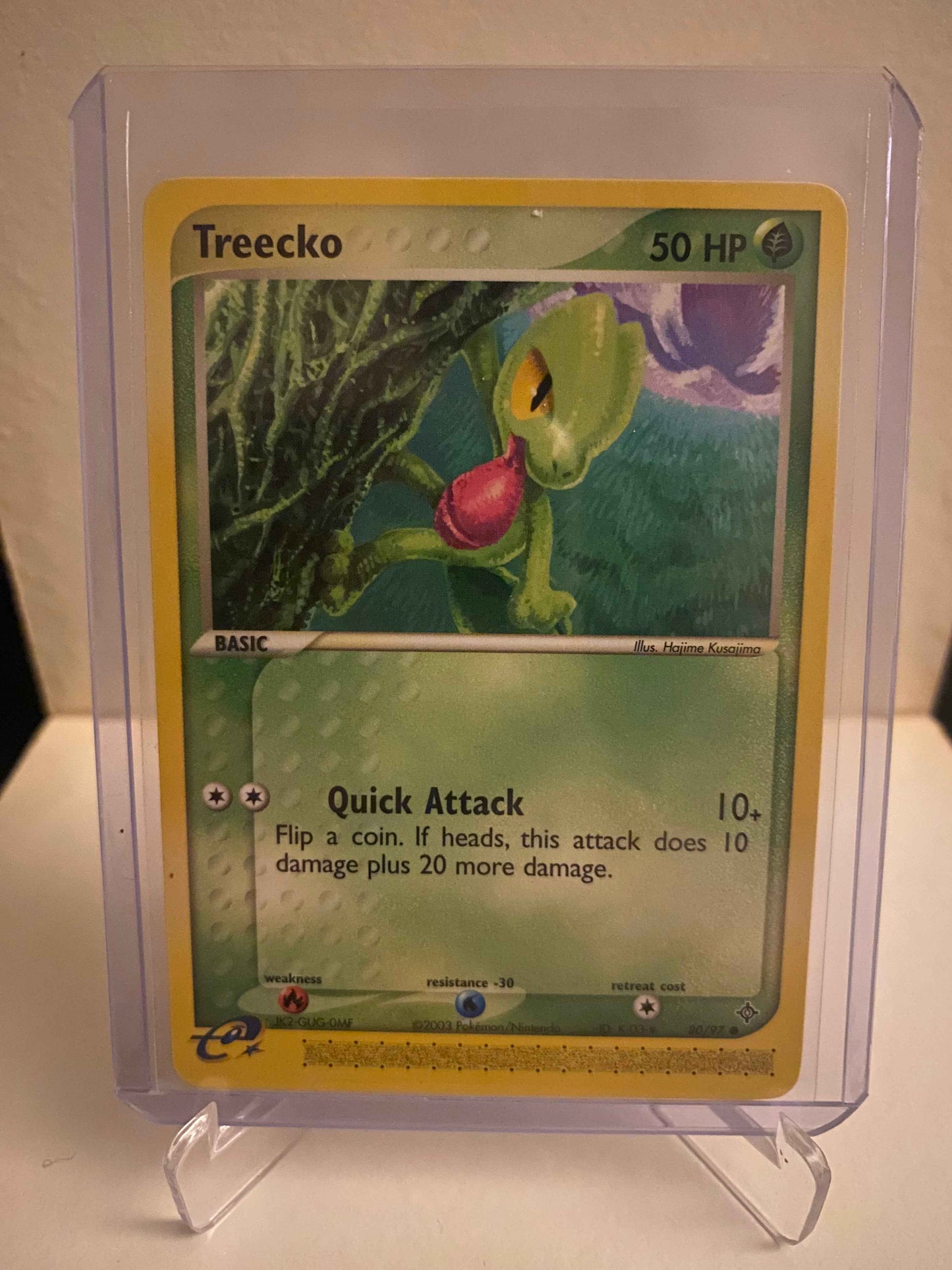 Pokemon kort EX Dragon - Treecko (80/97) - Pokedexet