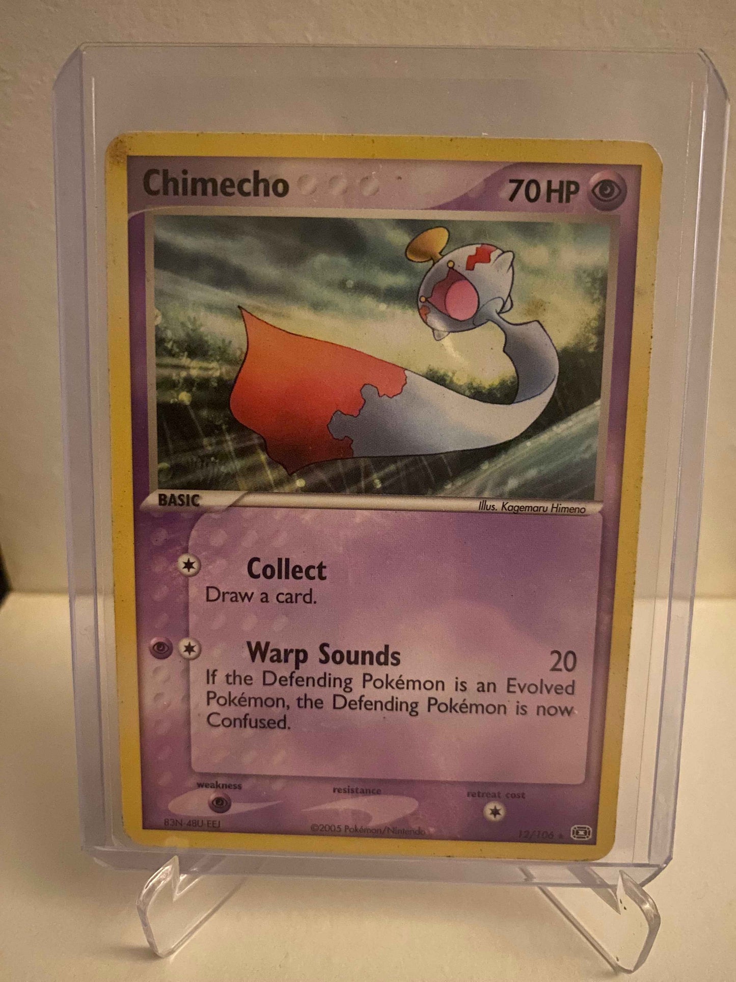 Pokemon kort EX Emerald - Chimecho (12/106) - Pokedexet