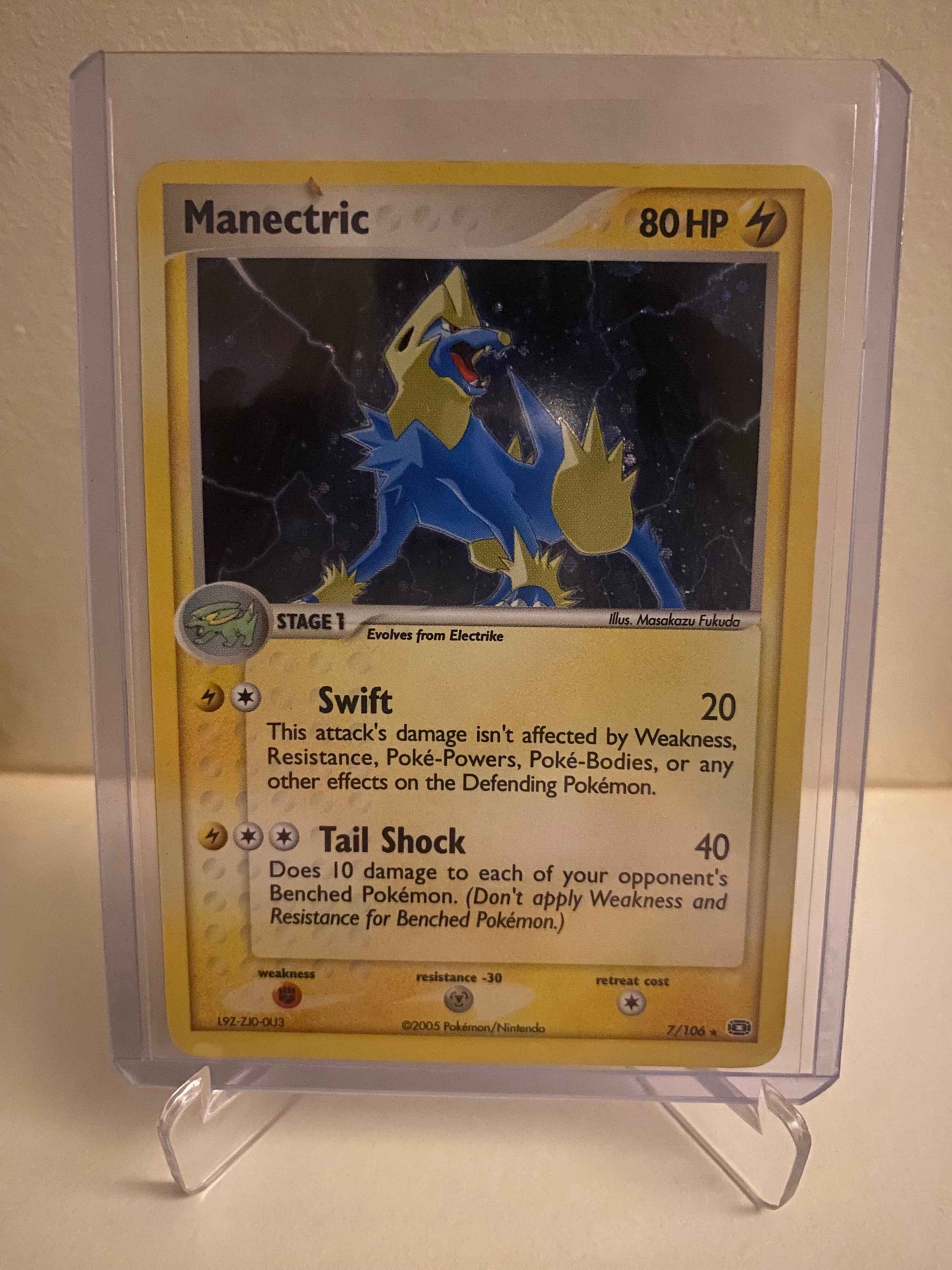 Pokemon kort EX Emerald - Manectric Holofoil (7/106) - Pokedexet