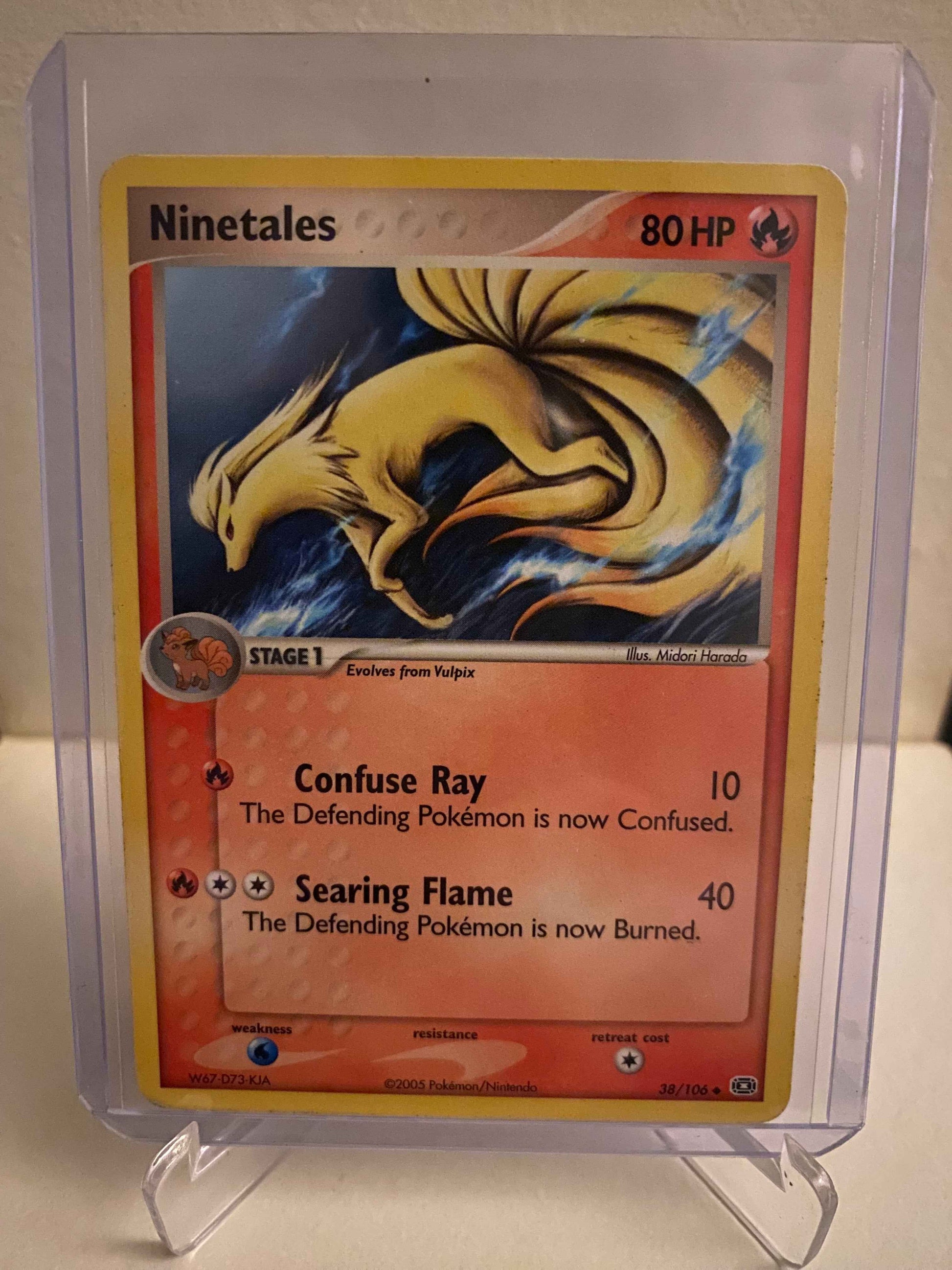 Pokemon kort EX Emerald - Ninetales (38/106) - Pokedexet