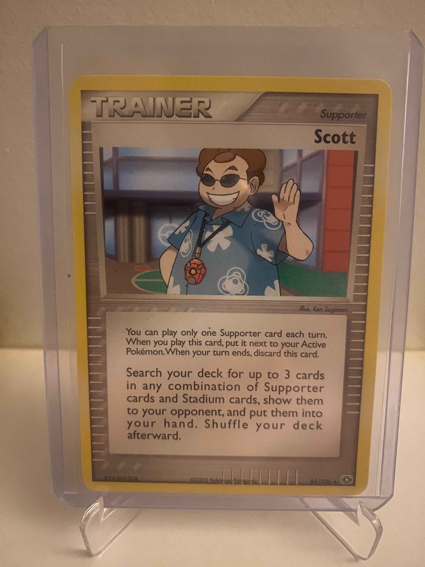 Pokemon kort EX Emerald - Scott (84/106) - Pokedexet