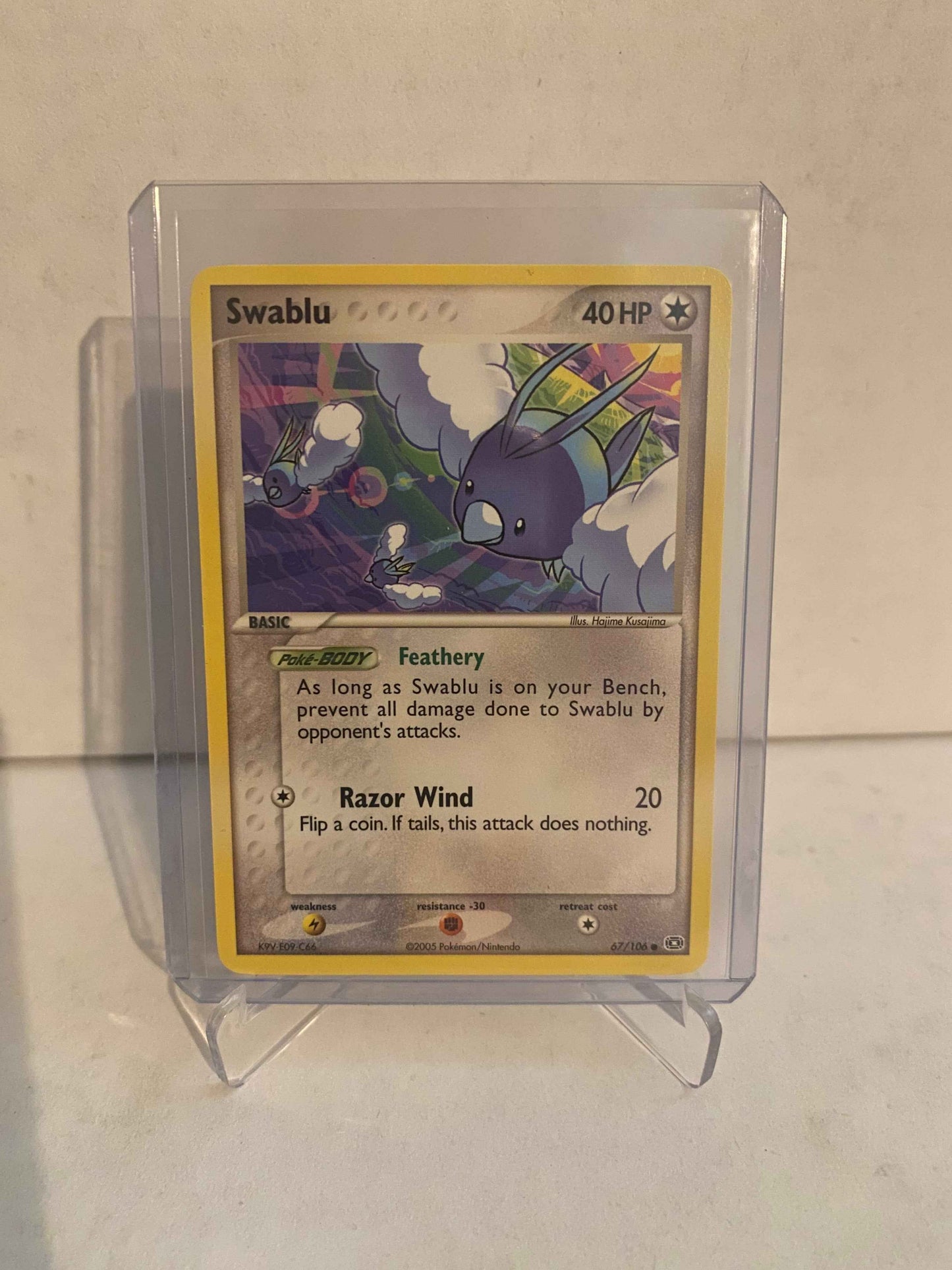 Pokemon kort EX Emerald - Swablu (67/106) - Pokedexet