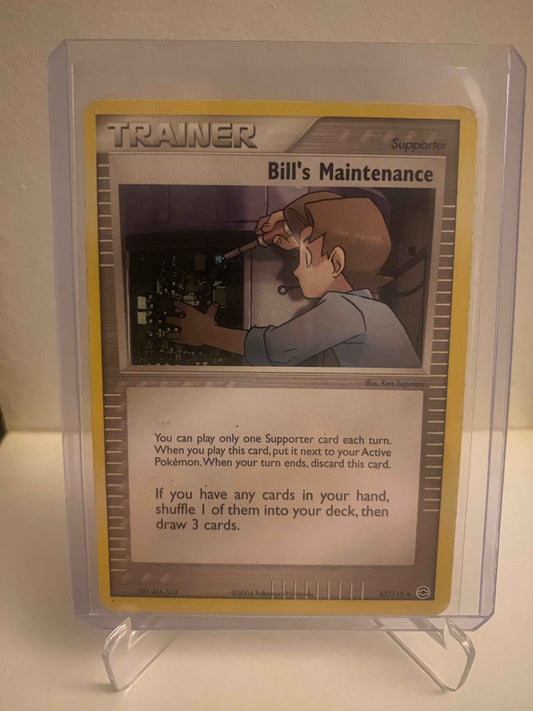 Pokemon kort EX FireRed & LeafGreen - Bill´s Maintenance (87/112) - Pokedexet