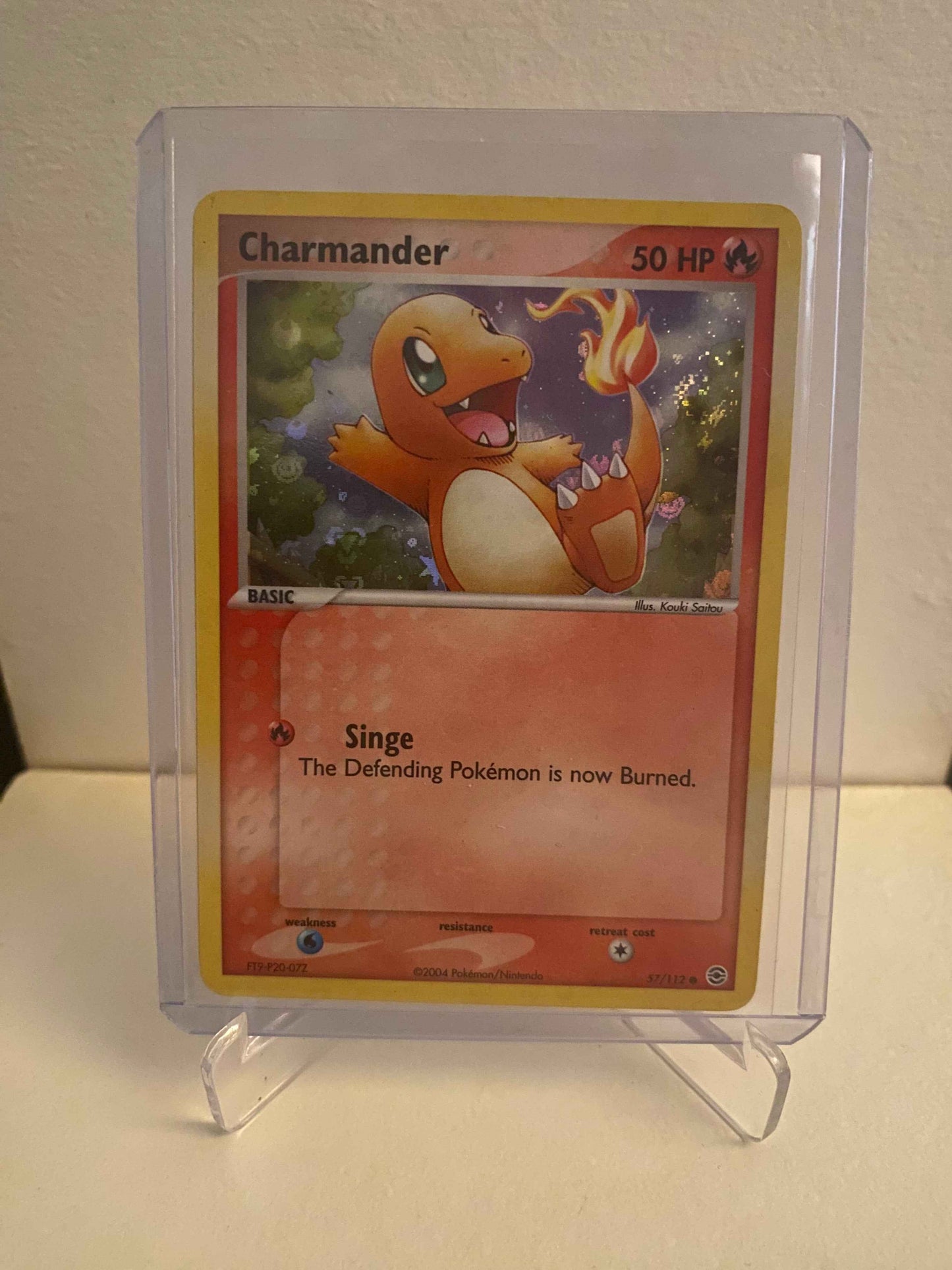Pokemon kort EX FireRed & LeafGreen - Charmander Holofoil (57/112) - Pokedexet