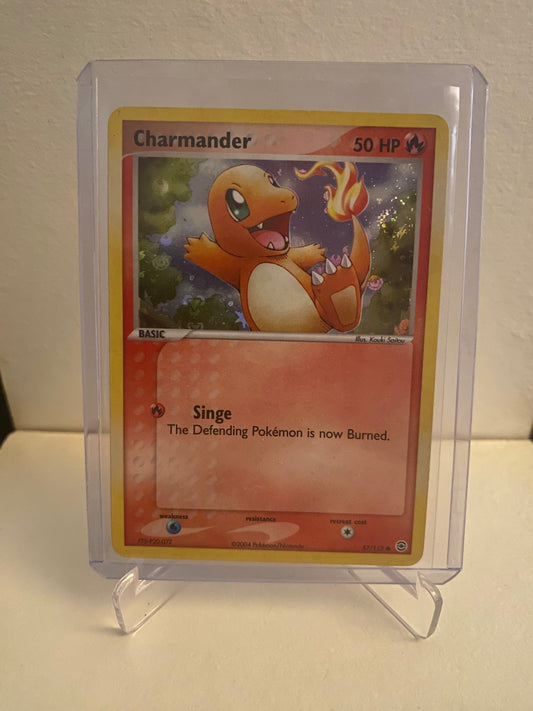 Pokemon EX FireRed & LeafGreen Charmander Holofoil (57/112)