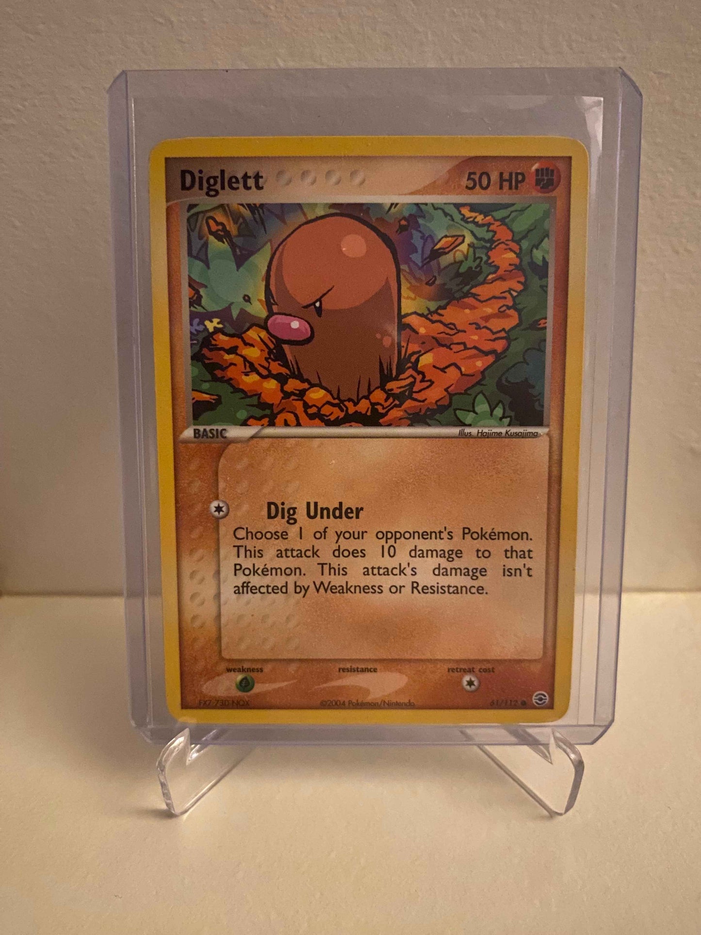 Pokemon kort EX FireRed & LeafGreen - Diglett (61/112) - Pokedexet