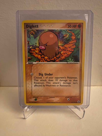 Pokemon kort EX FireRed & LeafGreen - Diglett (61/112) - Pokedexet