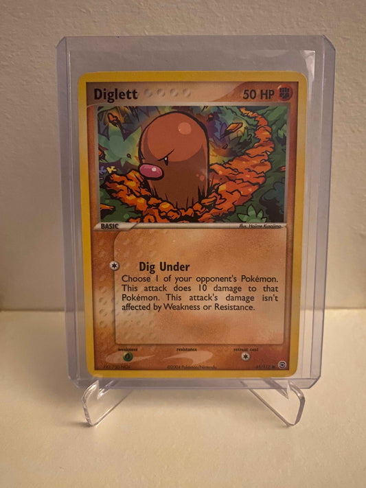 Pokemon kort EX FireRed & LeafGreen - Diglett (61/112) - Pokedexet