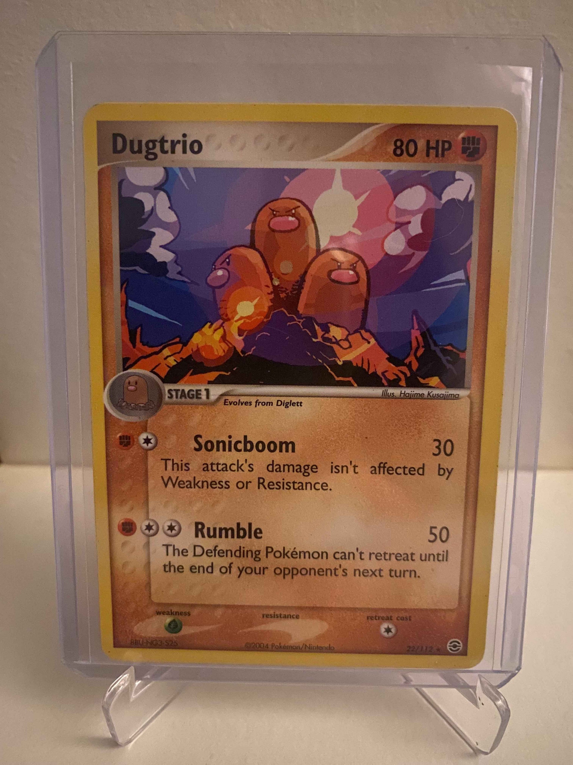 Pokemon EX FireRed & LeafGreen - Dugtrio (22/112)