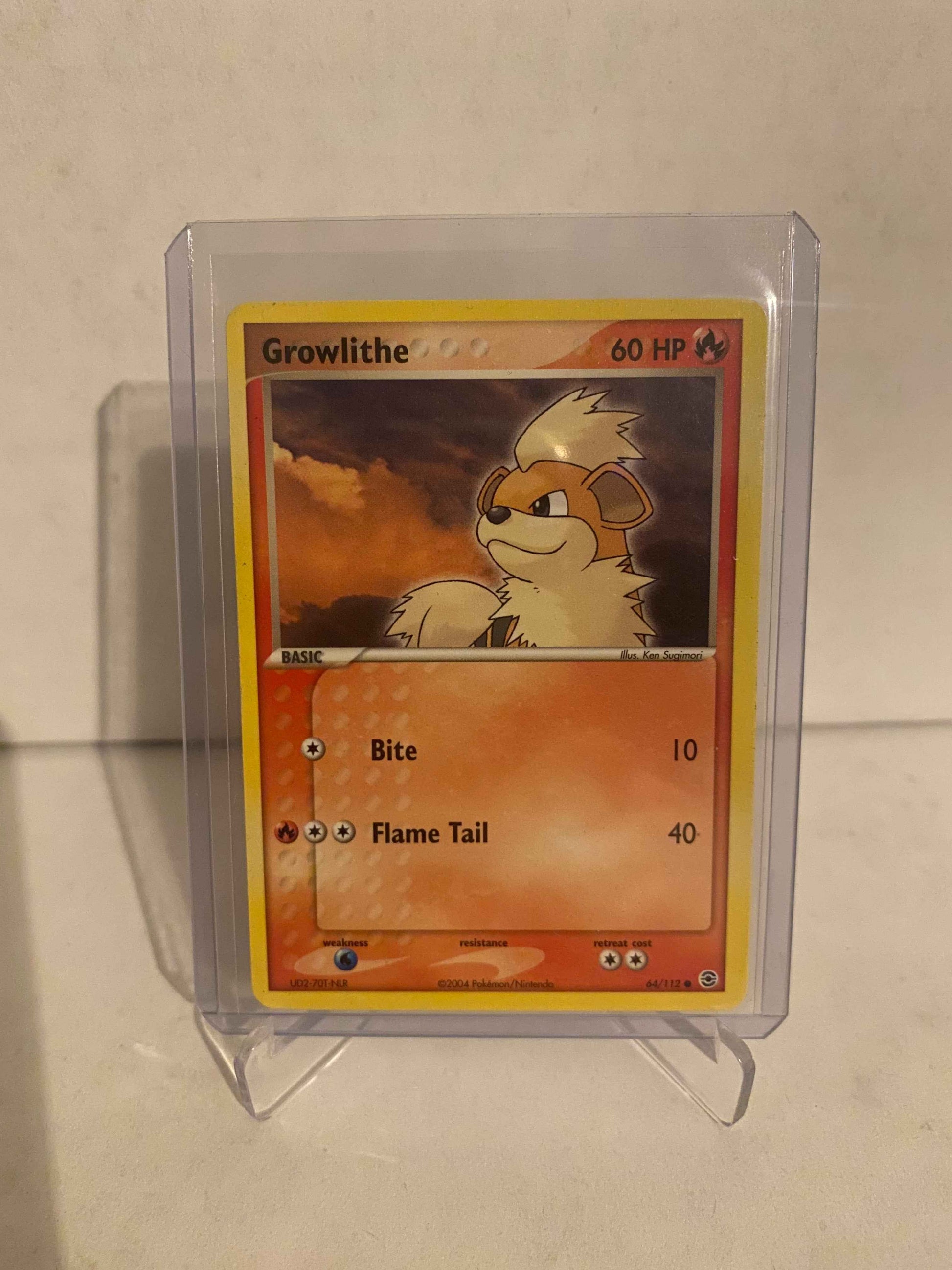 Pokemon kort EX FireRed & LeafGreen - Growlithe (64/112) - Pokedexet