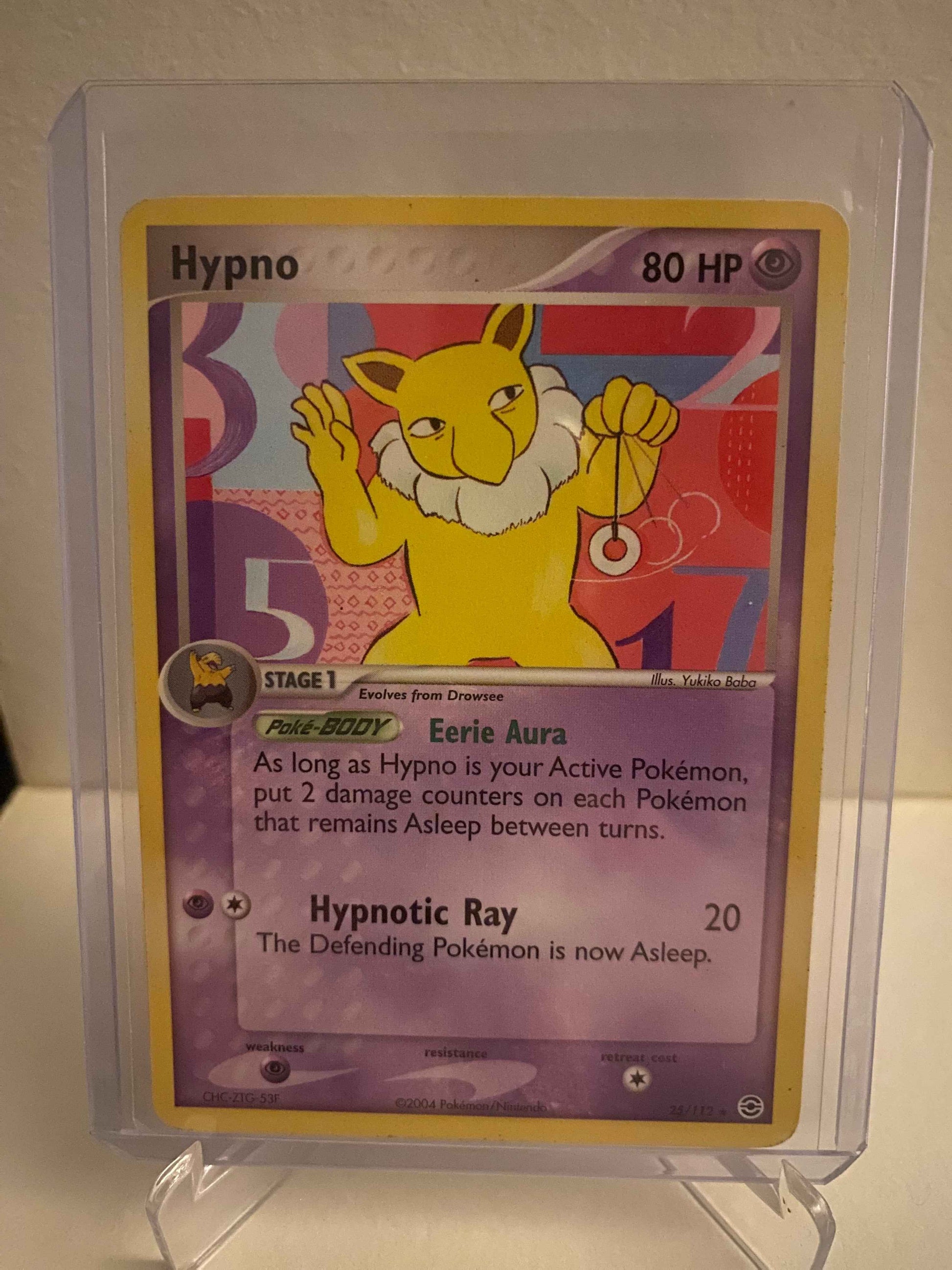 Pokemon kort EX FireRed & LeafGreen - Hypno (25/112) - Pokedexet