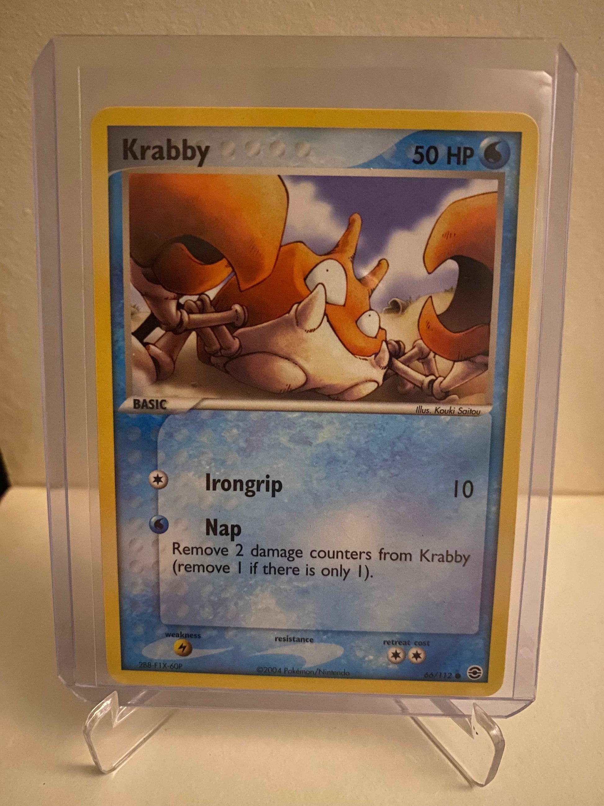 Pokemon kort EX FireRed & LeafGreen - Krabby (66/112) - Pokedexet